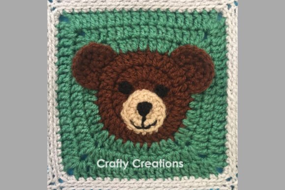 Bear Granny Square Crochet Pattern
