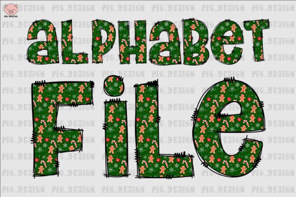 Christmas Ginge Font Doodle Alphabet Png: A Versatile Resource for Creative Projects