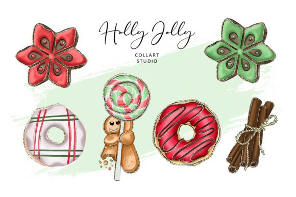 Christmas Illustrations, Sweets: A Creative Resource for Holiday Projects