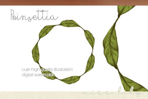 Christmas Leaves Wreath: A Versatile Digital Design for Holiday Creativity