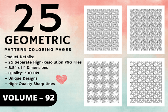 Exploring Adult Geometric Pattern Coloring Pages