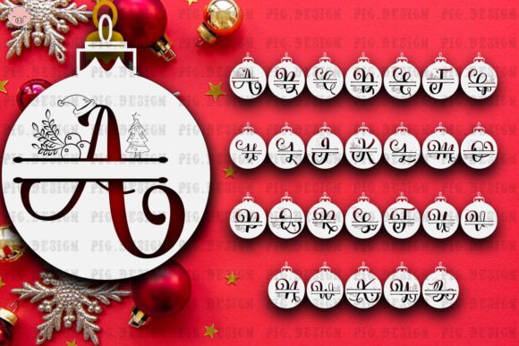 Exploring the Versatility of Christmas Split Alphabet Png Svg