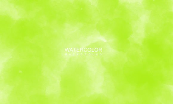 Green Lime Watercolor Background