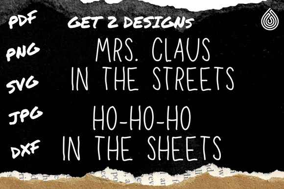 Mrs Claus in the Streets Ho Ho Ho