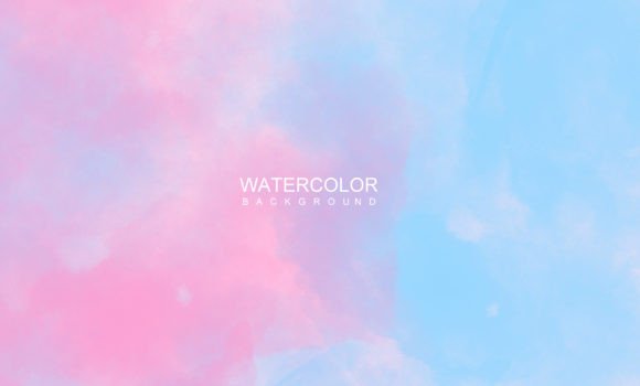 Pink Blue Watercolor Background: A Versatile Design Element for Creativity and Practical Use