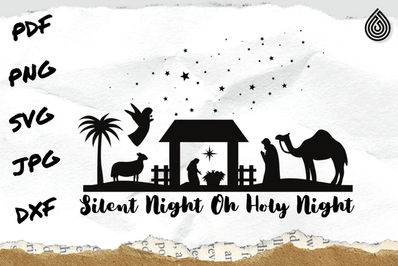 Silent Night Oh Holy Night: A Digital Design for Christmas