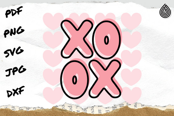 XoXo Valentine’s Day Svg Design